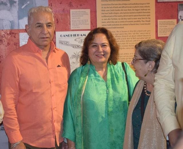 Dalip Tahil, Pinky Anand and Maina Bhagat at the Partition Museum. Dalip Tahil, Pinky Anand and Maina Bhagat at the Partition Museum.