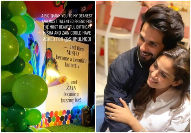 Mira Rajput shared new pictures from Misha’s birthday party. Mira Rajput shared new pictures from Misha’s birthday party.