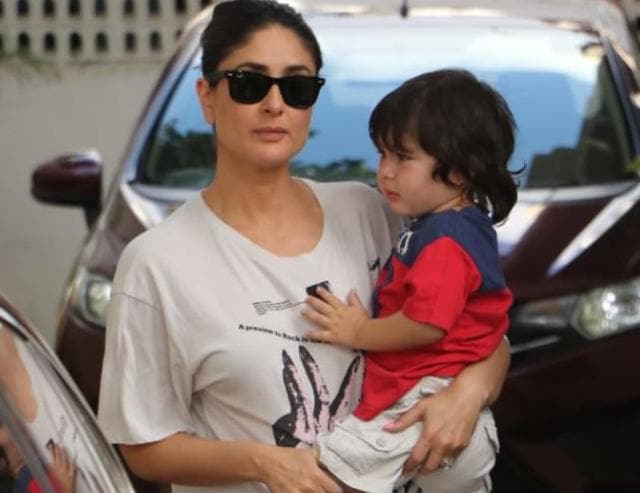 Kareena Kapoor Khan with Taimur. (Varinder Chawla)