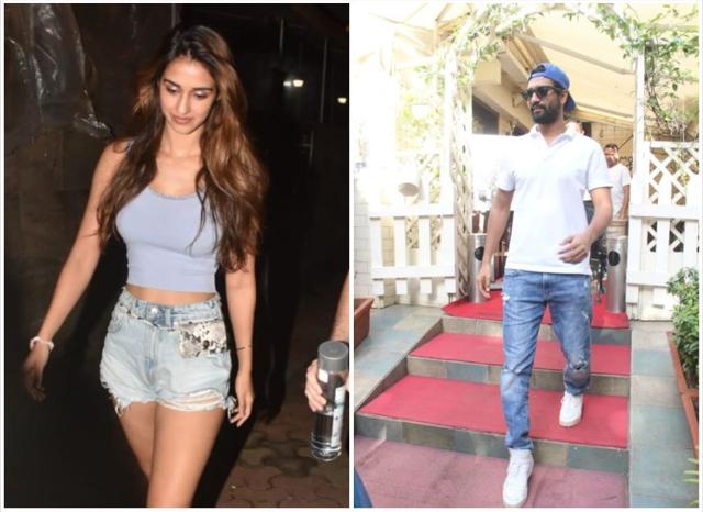 Disha Patani and Vicky Kaushal out with friends for dinner and lunch, respectively.