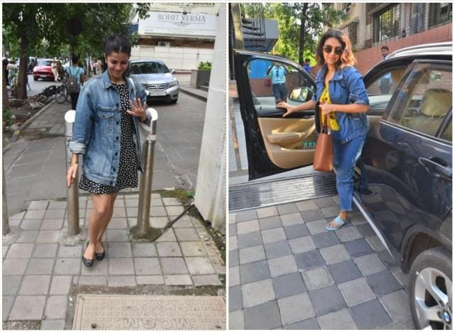Nimrat Kaur and Swara Bhaskar seen around Mumbai.