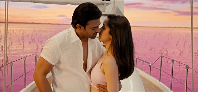 The romantic angle between lead actors Prabhas and Shraddha Kapoor weakens the narrative and takes over the story.