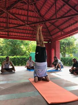 UP sports minister Upendra Tiwari is a fitness enthusiast who exercises for at least two hours every day. (HT Photo ) UP sports minister Upendra Tiwari is a fitness enthusiast who exercises for at least two hours every day. (HT Photo )