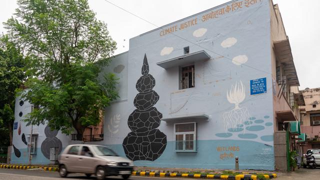Italian scientist-artist Andreco’s mural is a one-of-a-kind example of environmental activism through street art. (Asian Paints) Italian scientist-artist Andreco’s mural is a one-of-a-kind example of environmental activism through street art. (Asian Paints)