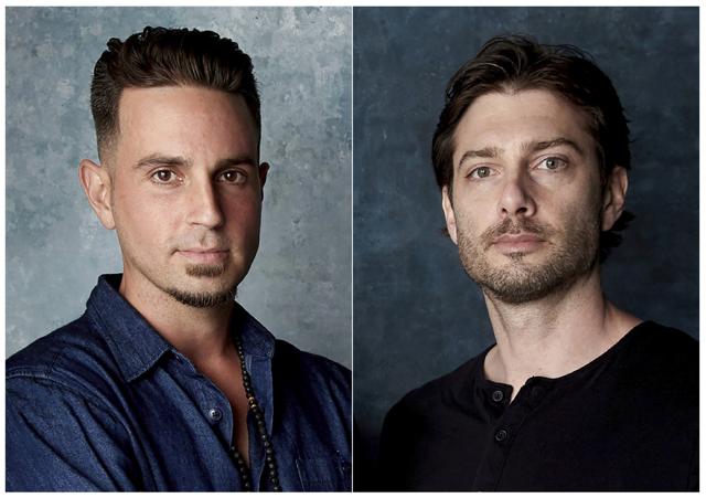 This combination photo shows Wade Robson, left, and James Safechuck who appear in the Michael Jackson documentary Leaving Neverland during the Sundance Film Festival in Park City, Utah. (Taylor Jewell/Invision/AP) This combination photo shows Wade Robson, left, and James Safechuck who appear in the Michael Jackson documentary Leaving Neverland during the Sundance Film Festival in Park City, Utah. (Taylor Jewell/Invision/AP)