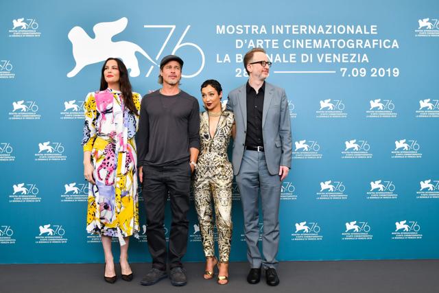 Liv Tyler, Brad Pitt, Ruth Negga and director James Gray attend a photocall on August 29, 2019 for the film Ad Astra during the 76th Venice Film Festival at Venice Lido. (AFP) Liv Tyler, Brad Pitt, Ruth Negga and director James Gray attend a photocall on August 29, 2019 for the film Ad Astra during the 76th Venice Film Festival at Venice Lido. (AFP)