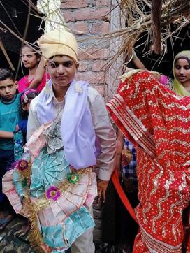 Mordhwaj, 18,who died in the crash, on his wedding day (Sourced ) Mordhwaj, 18,who died in the crash, on his wedding day (Sourced )