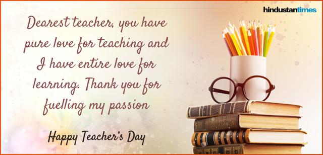 Teacher S Day 2019 Motivational And Inspirational Quotes To Share On Facebook Whatsapp Hindustan Times