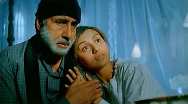 Amitabh Bachchan played Rani Mukerji’s teacher in Black. Amitabh Bachchan played Rani Mukerji’s teacher in Black.