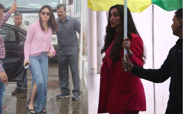 Kareena Kapoor and Deepika Padukone at Mehboob Studio. (Varinder Chawla)