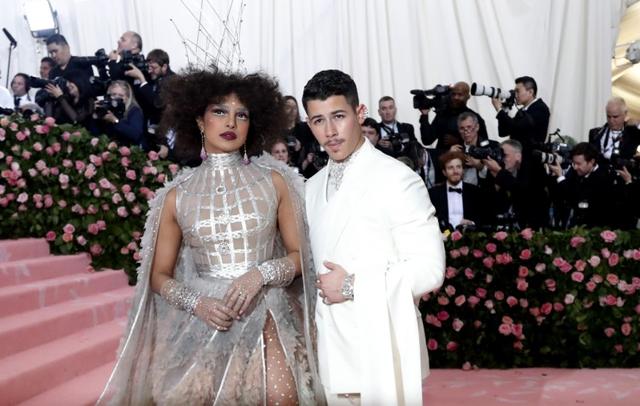 Priyanka Chopra and Nick Jonas at the Met Gala this year. (REUTERS) Priyanka Chopra and Nick Jonas at the Met Gala this year. (REUTERS)