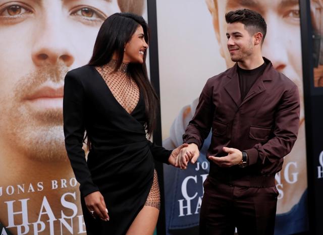 Priyanka Chopra and Nick Jonas arrive at the premiere for the documentary Chasing Happiness in Los Angeles in June. (REUTERS) Priyanka Chopra and Nick Jonas arrive at the premiere for the documentary Chasing Happiness in Los Angeles in June. (REUTERS)