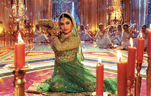 In Devdas, Madhuri Dixit brings a mix of power and powerlessness to her role as a courtesan. In Devdas, Madhuri Dixit brings a mix of power and powerlessness to her role as a courtesan.