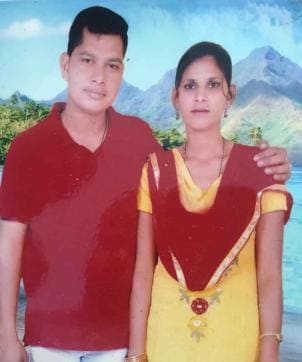 A file photo of deceased Rajvir Kaur and her husband Gurpreet Singh. (HT Photo) A file photo of deceased Rajvir Kaur and her husband Gurpreet Singh. (HT Photo)