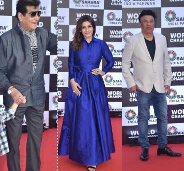 Actors Raveena Tandon, Jeetendra and singer Anu Malik were also spotted at the event. (Varinder Chawla) Actors Raveena Tandon, Jeetendra and singer Anu Malik were also spotted at the event. (Varinder Chawla)