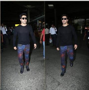 Varun Dhawan was spotted at Mumbai airport. (Varinder Chawla) Varun Dhawan was spotted at Mumbai airport. (Varinder Chawla)