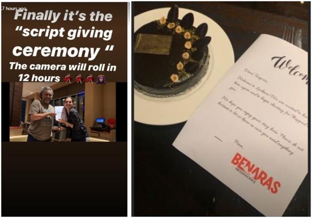 Taapsee Pannu shared pictures as Instagram stories. Taapsee Pannu shared pictures as Instagram stories.