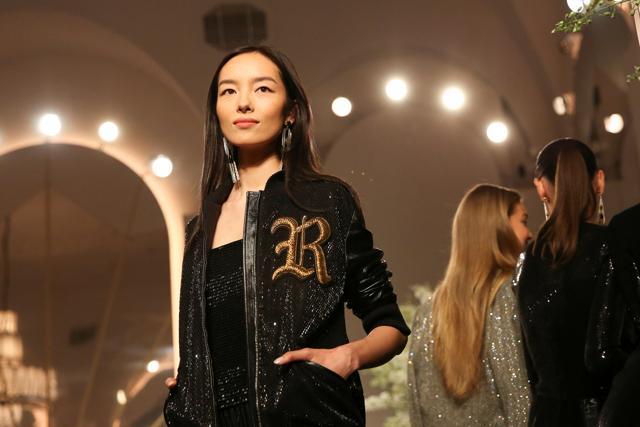 A model presents a creation from the Ralph Lauren collection during New York Fashion Week. (REUTERS) A model presents a creation from the Ralph Lauren collection during New York Fashion Week. (REUTERS)
