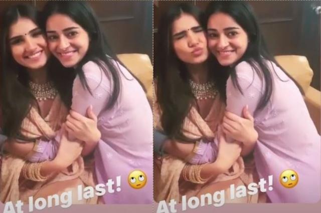 Tara Sutaria and Ananya Panday bond at Armaan Jain’s Ganpati celebrations.
