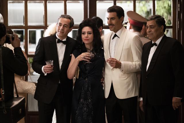 Sacha Baron Cohen in a still from The Spy. Sacha Baron Cohen in a still from The Spy.