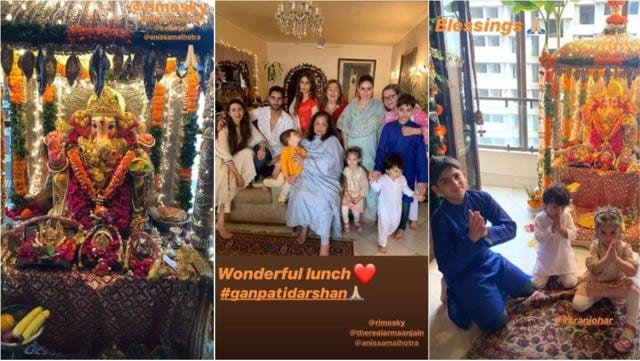 Pictures from the Kapoor family lunch.