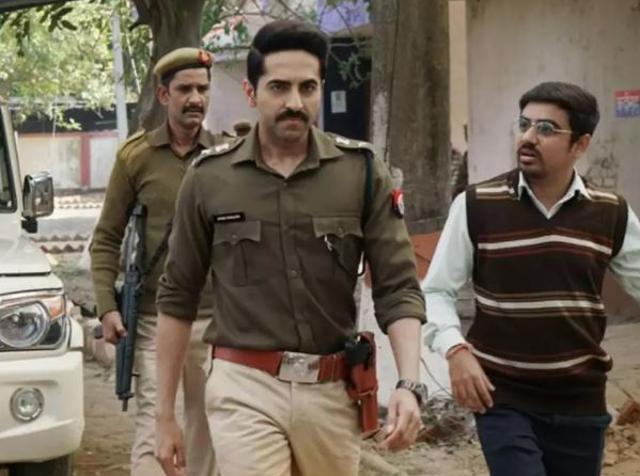 Ayushmann Khurrana as IPS officer Ayan Ranjan in a still from Article 15.