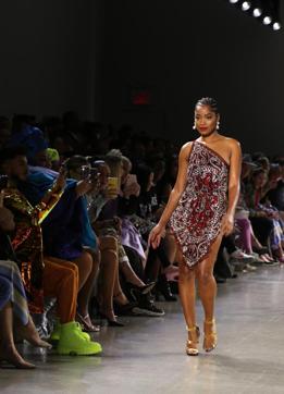 Actress Keke Palmer wears fashion from the Christian Cowan collection during Fashion Week in New York on Tuesday, Sept. 10, 2019. (AP Photo/Ragan Clark) (AP) Actress Keke Palmer wears fashion from the Christian Cowan collection during Fashion Week in New York on Tuesday, Sept. 10, 2019. (AP Photo/Ragan Clark) (AP)
