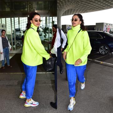 Deepika Padukone spotted at the airport. (Varinder Chawla)