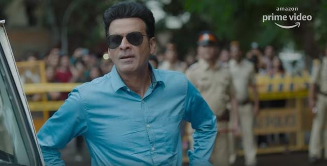 Manoj Bajpayee in a still from The Family Man.