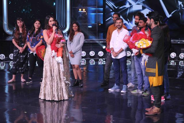 Kareena Kapoor celebrates her birthday on the sets of Dance India Dance.
