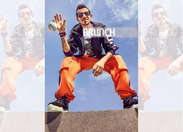 Chahal is famous for being the dressing room prankster; T-shirt and jacket, Zara; pants, Six5Six street; shoes, Steve Madden; sunglasses, Prada (Shivamm Paathak) Chahal is famous for being the dressing room prankster; T-shirt and jacket, Zara; pants, Six5Six street; shoes, Steve Madden; sunglasses, Prada (Shivamm Paathak)