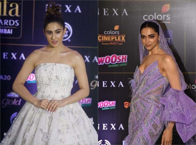 Sara Ali Khan, Deepika Padukone at IIFA 2019 (Sara’s photo by AP Photo/Dattaram Mahadev Kaudare) Sara Ali Khan, Deepika Padukone at IIFA 2019 (Sara’s photo by AP Photo/Dattaram Mahadev Kaudare)