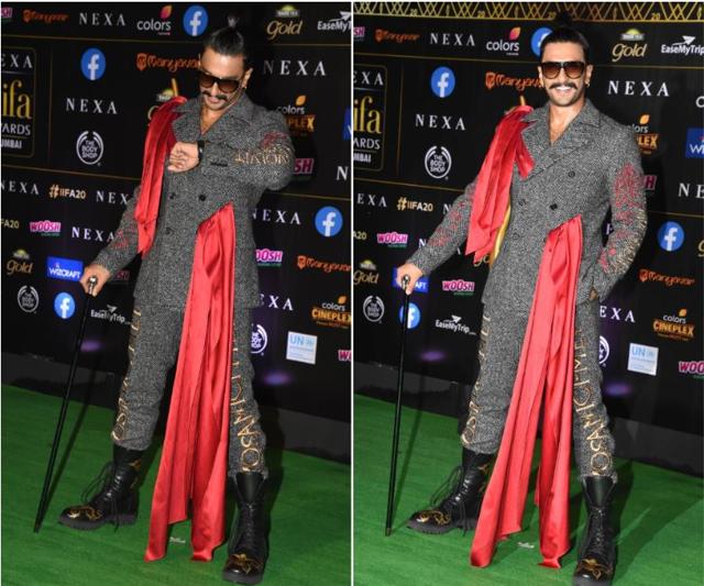 Ranveer Singh at the awards night.