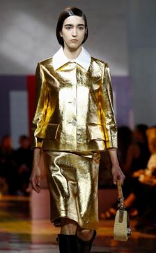 A model presents a creation from the Prada Spring/Summer 2020 collection during fashion week in Milan, Italy, September 18, 2019. REUTERS/Alessandro Garofalo (REUTERS) A model presents a creation from the Prada Spring/Summer 2020 collection during fashion week in Milan, Italy, September 18, 2019. REUTERS/Alessandro Garofalo (REUTERS)