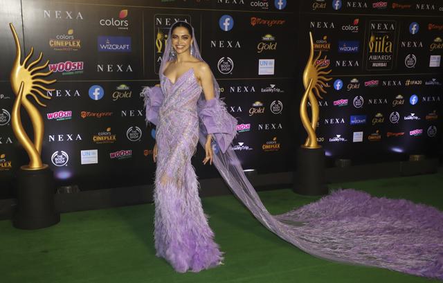 Deepika Padukone stands for photographs as she arrives to attend the 20th International Indian Film Academy (IIFA) awards ceremony in Mumbai, India. (AP Photo/Dattaram Mahadev Kaudare) (AP) Deepika Padukone stands for photographs as she arrives to attend the 20th International Indian Film Academy (IIFA) awards ceremony in Mumbai, India. (AP Photo/Dattaram Mahadev Kaudare) (AP)