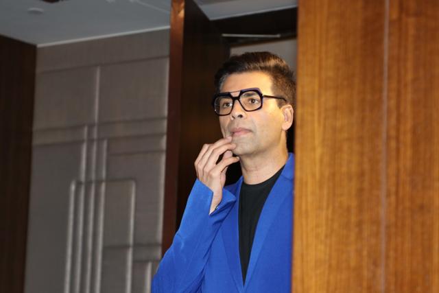 Karan Johar at the launch of musicians Amaan Ali Bangash, Ayaan Ali Bangash and Karsh Kale's music album Infinity in Mumbai. (IANS) Karan Johar at the launch of musicians Amaan Ali Bangash, Ayaan Ali Bangash and Karsh Kale's music album Infinity in Mumbai. (IANS)