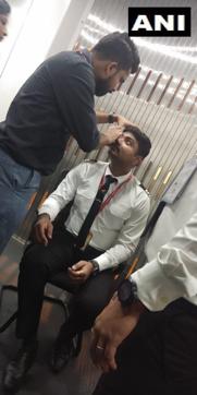 Due to the injuries caused during turbulence, the cabin crew of Air India flight AI 467 had to undergo a routine check up after landing at their destination airport (ANI photo) Due to the injuries caused during turbulence, the cabin crew of Air India flight AI 467 had to undergo a routine check up after landing at their destination airport (ANI photo)