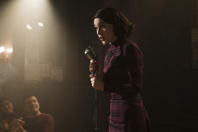 This image released by Amazon shows Rachel Brosnahan as Midge Maisel in "The Marvelous Mrs. Maisel. The program is nominated for an Emmy Award for outstanding comedy series. (Nicole Rivelli/Amazon via AP) (AP) This image released by Amazon shows Rachel Brosnahan as Midge Maisel in "The Marvelous Mrs. Maisel. The program is nominated for an Emmy Award for outstanding comedy series. (Nicole Rivelli/Amazon via AP) (AP)
