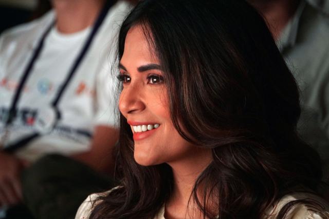 Richa Chadda looks on during the Power to Empower-2019 Alibaba Philanthropy Conference, organised by Alibaba Group, in New Delhi. (PTI) Richa Chadda looks on during the Power to Empower-2019 Alibaba Philanthropy Conference, organised by Alibaba Group, in New Delhi. (PTI)
