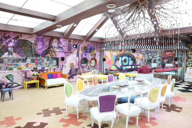The Bigg Boss 13 house uses a lot of graffiti on the walls.