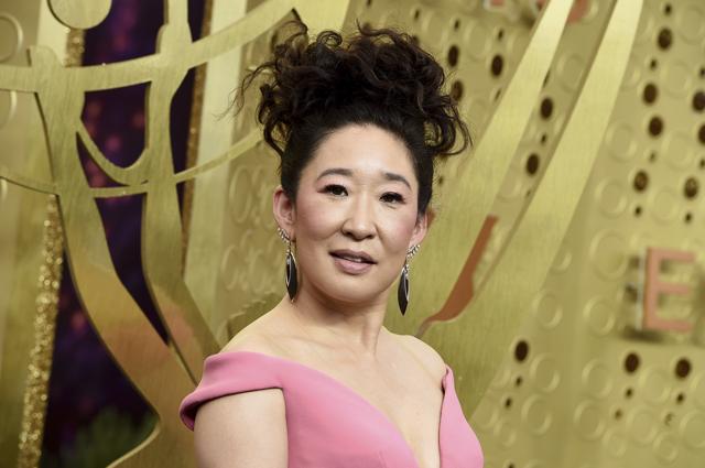Sandra Oh arrives at the 71st Primetime Emmy Awards. (Jordan Strauss/Invision/AP) Sandra Oh arrives at the 71st Primetime Emmy Awards. (Jordan Strauss/Invision/AP)
