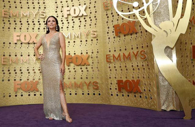 Julia Louis-Dreyfus at the Emmys. (REUTERS) Julia Louis-Dreyfus at the Emmys. (REUTERS)