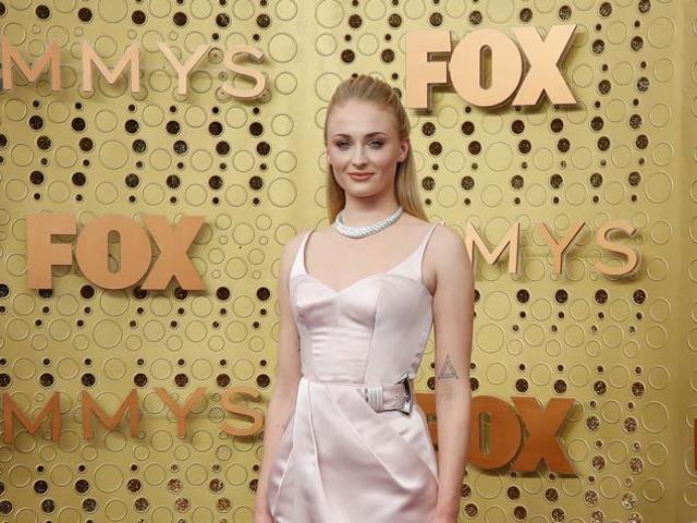 Sophie Turner at the awards. (REUTERS) Sophie Turner at the awards. (REUTERS)