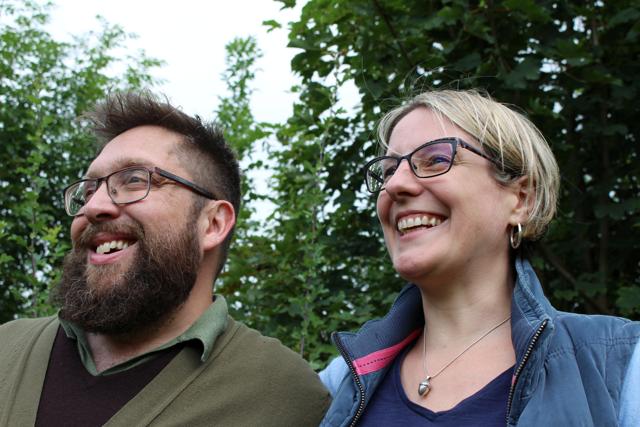 Full Grown co-founder and director, Gavin Munro and fellow co-founder and director Alice Munro . (REUTERS)