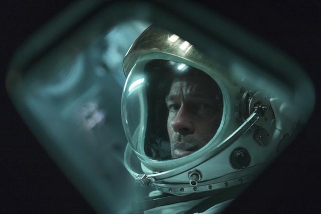 This image released by 20th Century Fox shows Brad Pitt in a scene from Ad Astra. (AP) This image released by 20th Century Fox shows Brad Pitt in a scene from Ad Astra. (AP)