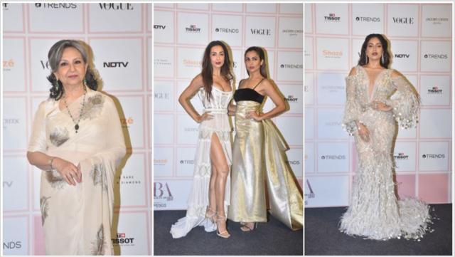 Sharmila Tagore, Malaika and Amrita Arora and Bhumi Pednekar.