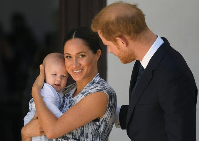 Britain's Prince Harry and his wife Meghan, Duchess of Sussex, holding their son Archie. (REUTERS) Britain's Prince Harry and his wife Meghan, Duchess of Sussex, holding their son Archie. (REUTERS)