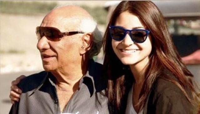 Anushka Sharma with Yash Chopra.