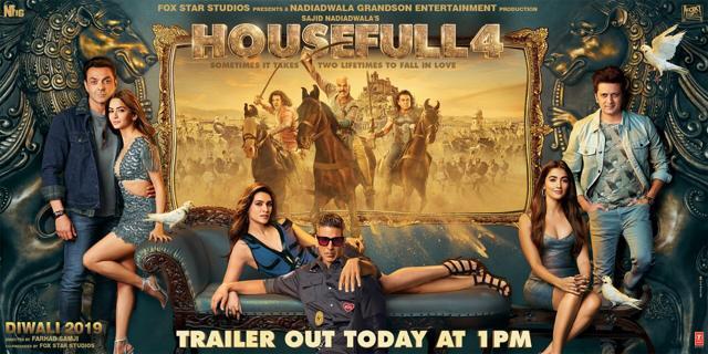 Housefull 4 poster shared by Akshay on Friday. Housefull 4 poster shared by Akshay on Friday.