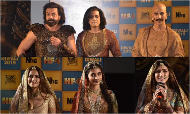 The cast of Housefull 4 at the trailer launch. (Varinder Chawla) The cast of Housefull 4 at the trailer launch. (Varinder Chawla)